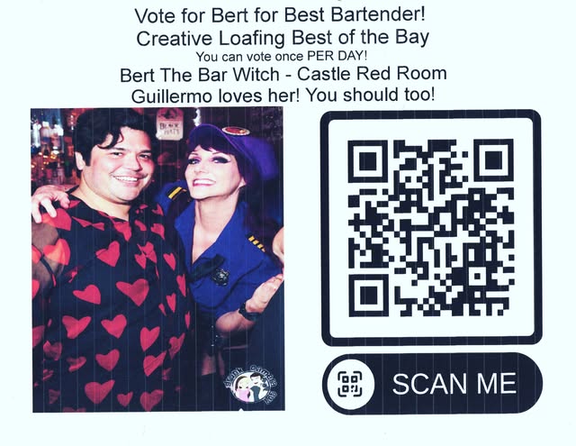 Vote for Bert for Creative Loafing Best of the Bay Best Bartender